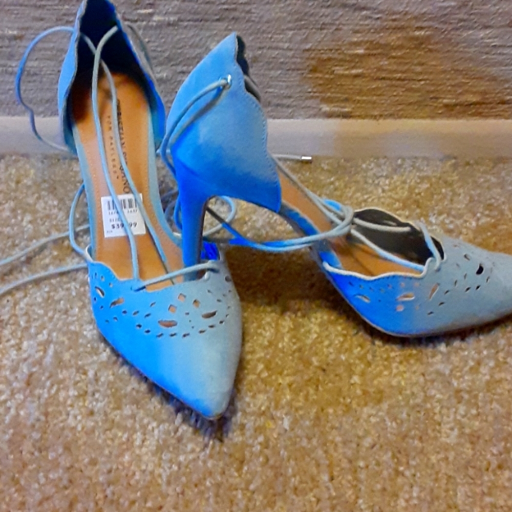 COPY - Powder blue women's high heels like new